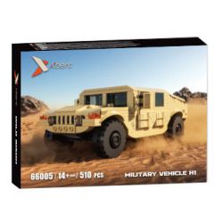 XBERT 66005 XE QUÂN SỰ HUMMER H1 bộ đồ chơi xếp lắp ráp ghép mô hình Speed Champions Racing Cars MILITARY VEHICLE H1 Đua Xe Công Thức 510 khối