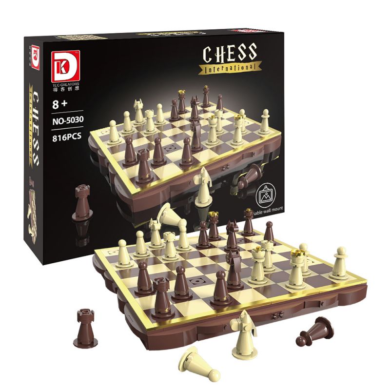 DK 5030 TRANH TREO CỜ VUA bộ đồ chơi xếp lắp ráp ghép mô hình Creator CHESS Sáng Tạo 816 khối