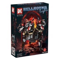 DK 7044 CHÓ BA ĐẦU CỔNG ĐỊA NGỤC bộ đồ chơi xếp lắp ráp ghép mô hình HELLHOUND 820 khối