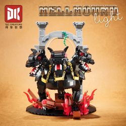 DK 7044 CHÓ BA ĐẦU CỔNG ĐỊA NGỤC bộ đồ chơi xếp lắp ráp ghép mô hình HELLHOUND 820 khối