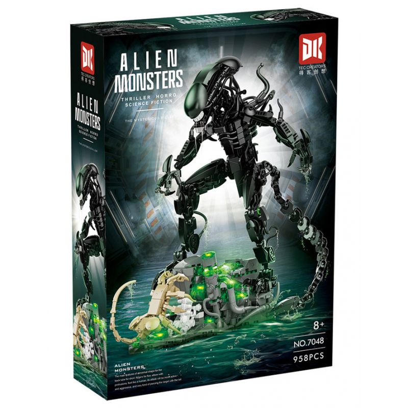 DK 7048 QUÁI THÚ NGOÀI HÀNH TINH bộ đồ chơi xếp lắp ráp ghép mô hình Movie & Game ALIEN MONSTERS Phim Và Trò Chơi 958 khối