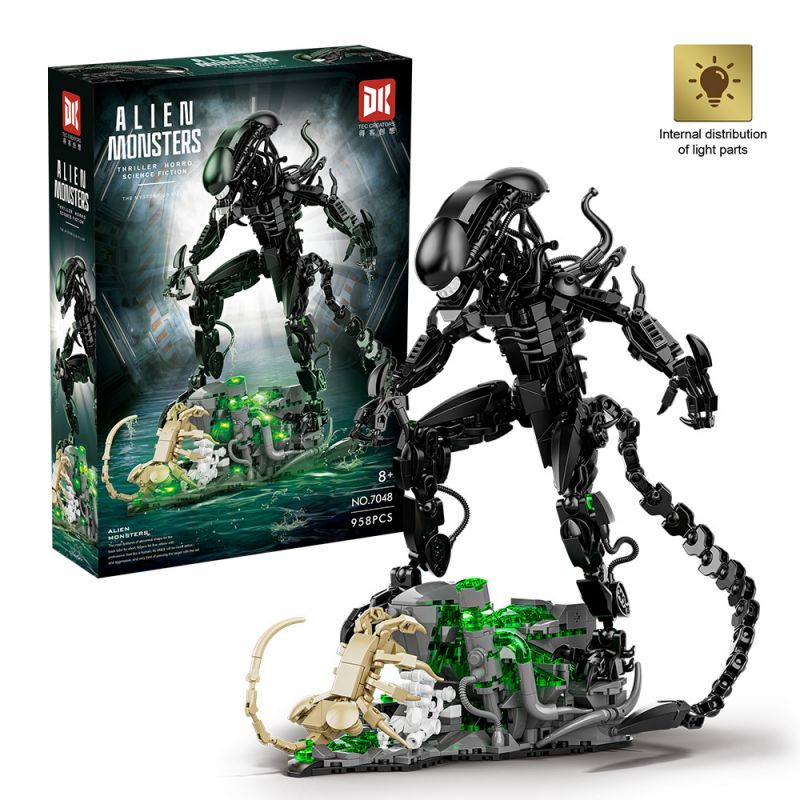 DK 7048 QUÁI THÚ NGOÀI HÀNH TINH bộ đồ chơi xếp lắp ráp ghép mô hình Movie & Game ALIEN MONSTERS Phim Và Trò Chơi 958 khối