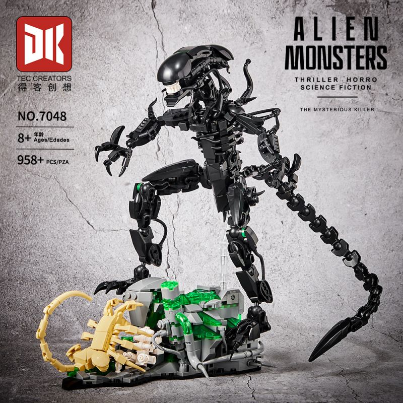 DK 7048 QUÁI THÚ NGOÀI HÀNH TINH bộ đồ chơi xếp lắp ráp ghép mô hình Movie & Game ALIEN MONSTERS Phim Và Trò Chơi 958 khối