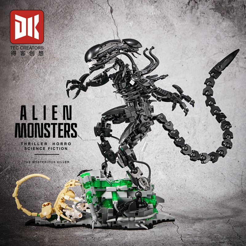 DK 7048 QUÁI THÚ NGOÀI HÀNH TINH bộ đồ chơi xếp lắp ráp ghép mô hình Movie & Game ALIEN MONSTERS Phim Và Trò Chơi 958 khối