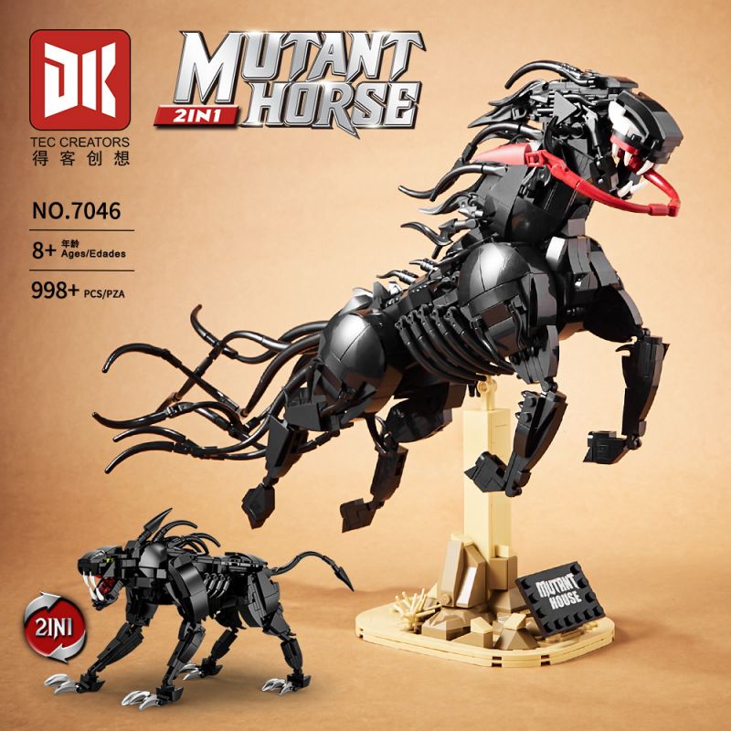 DK 7046 NGỰA CÓ NỌC ĐỘC bộ đồ chơi xếp lắp ráp ghép mô hình Movie & Game MUTANT HORSE Phim Và Trò Chơi 998 khối