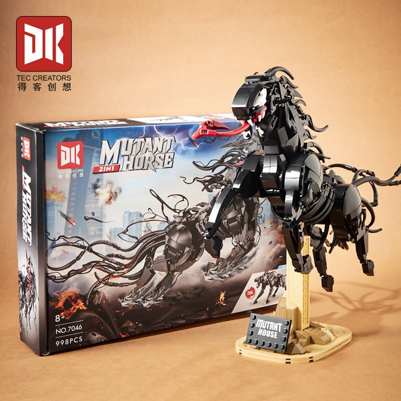 DK 7046 NGỰA CÓ NỌC ĐỘC bộ đồ chơi xếp lắp ráp ghép mô hình Movie & Game MUTANT HORSE Phim Và Trò Chơi 998 khối