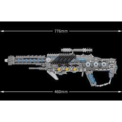 Kazi KY8124 8124 THIẾT BỊ CƠ KHÍ NGUYÊN LONG LƯU QUANG PHÁO SONG HÌNH bộ đồ chơi xếp lắp ráp ghép mô hình 1390 khối