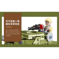 JIESTAR 61118 TÀU DIỆT TĂNG bộ đồ chơi xếp lắp ráp ghép mô hình Military Army Quân Sự Bộ Đội 476 khối