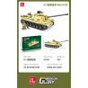 JIESTAR 61119 TÀU DIỆT TĂNG bộ đồ chơi xếp lắp ráp ghép mô hình Military Army Quân Sự Bộ Đội 455 khối