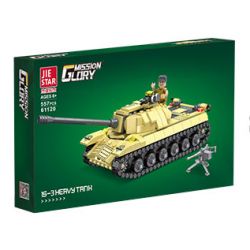 JIESTAR 61120 XE TĂNG HẠNG NẶNG IS-3 bộ đồ chơi xếp lắp ráp ghép mô hình Military Army Quân Sự Bộ Đội 557 khối