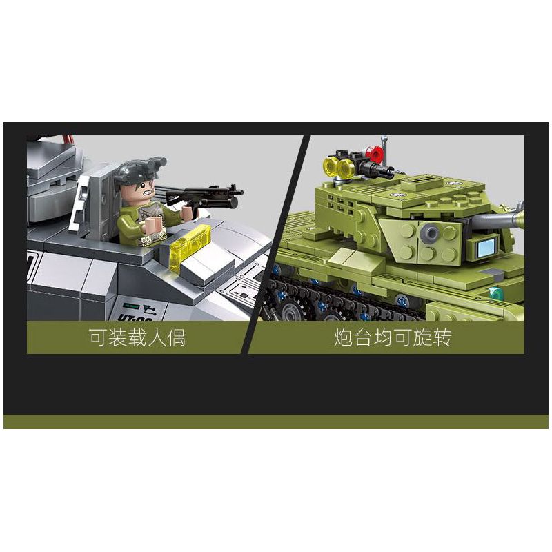 JIESTAR 61120 XE TĂNG HẠNG NẶNG IS-3 bộ đồ chơi xếp lắp ráp ghép mô hình Military Army Quân Sự Bộ Đội 557 khối