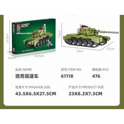 JIESTAR 61120 XE TĂNG HẠNG NẶNG IS-3 bộ đồ chơi xếp lắp ráp ghép mô hình Military Army Quân Sự Bộ Đội 557 khối