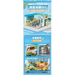 TOP TOY TC2050 2050 CON VẸT NHỎ GÓC THÀNH PHỐ BEBE XƯỞNG 1F bộ đồ chơi xếp lắp ráp ghép mô hình