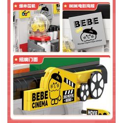 TOP TOY TC2050 2050 CON VẸT NHỎ GÓC THÀNH PHỐ BEBE XƯỞNG 1F bộ đồ chơi xếp lắp ráp ghép mô hình