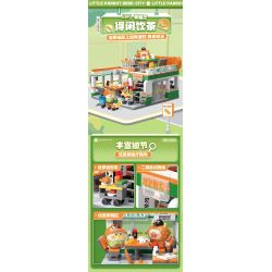 TOP TOY TC2050 2050 CON VẸT NHỎ GÓC THÀNH PHỐ BEBE XƯỞNG 1F bộ đồ chơi xếp lắp ráp ghép mô hình