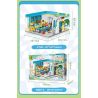 TOP TOY TC2051 2051 VẸT NHỎ GÓC THÀNH PHỐ BEBE RẠP CHIẾU PHIM 2F bộ đồ chơi xếp lắp ráp ghép mô hình