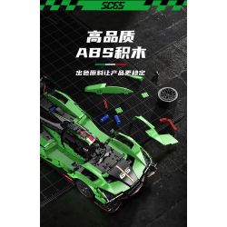 MOYU BLOCK MY88029 88029 SC65 SIÊU ĐUA 1:8 bộ đồ chơi xếp lắp ráp ghép mô hình Technic Kỹ Thuật Công Nghệ Cao Mô Hình Phương Tiện 2980 khối