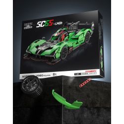 MOYU BLOCK MY88029 88029 SC65 SIÊU ĐUA 1:8 bộ đồ chơi xếp lắp ráp ghép mô hình Technic Kỹ Thuật Công Nghệ Cao Mô Hình Phương Tiện 2980 khối