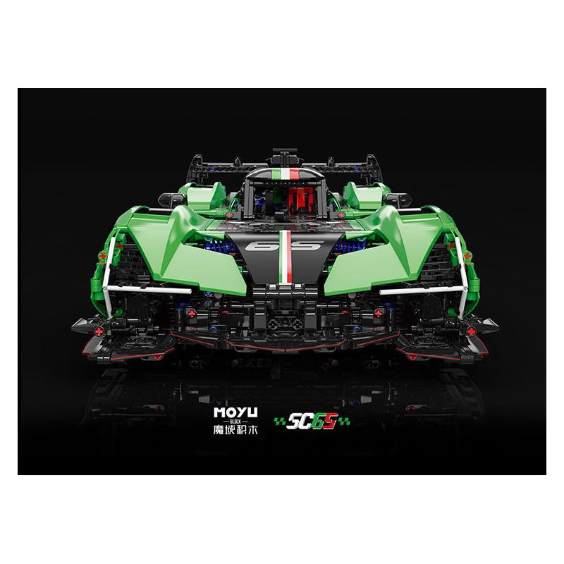 MOYU BLOCK MY88029 88029 SC65 SIÊU ĐUA 1:8 bộ đồ chơi xếp lắp ráp ghép mô hình Technic Kỹ Thuật Công Nghệ Cao Mô Hình Phương Tiện 2980 khối