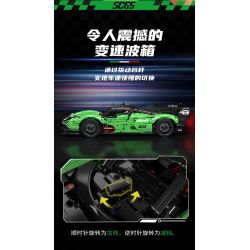 MOYU BLOCK MY88029 88029 SC65 SIÊU ĐUA 1:8 bộ đồ chơi xếp lắp ráp ghép mô hình Technic Kỹ Thuật Công Nghệ Cao Mô Hình Phương Tiện 2980 khối