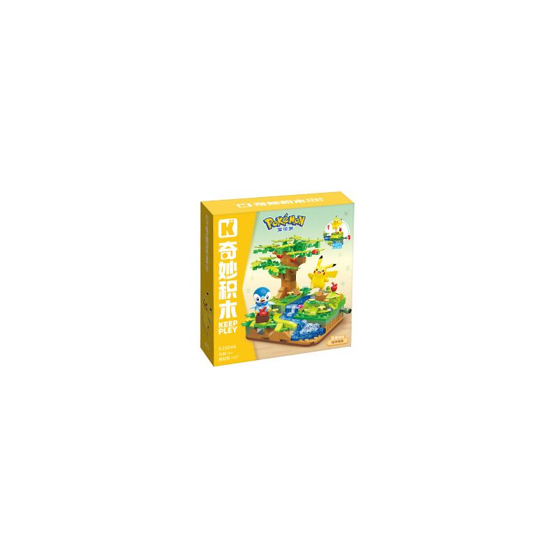 KEEPPLEY K20244 20244 BẠN BÈ POKÉMON HÁI TRÁI CÂY BÊN SUỐI bộ đồ chơi xếp lắp ráp ghép mô hình Movie & Game Phim Và Trò Chơi