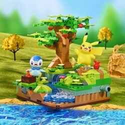 KEEPPLEY K20244 20244 BẠN BÈ POKÉMON HÁI TRÁI CÂY BÊN SUỐI bộ đồ chơi xếp lắp ráp ghép mô hình Movie & Game Phim Và Trò Chơi