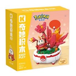 KEEPPLEY K20241 20241 POKÉMON BONSAI PHẦN 2 CÂY CẢNH CÁ SẤU bộ đồ chơi xếp lắp ráp ghép mô hình Movie & Game Phim Và Trò Chơi