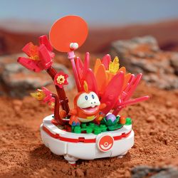 KEEPPLEY K20241 20241 POKÉMON BONSAI PHẦN 2 CÂY CẢNH CÁ SẤU bộ đồ chơi xếp lắp ráp ghép mô hình Movie & Game Phim Và Trò Chơi