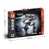 SEMBO 107506 TRÁI ĐẤT LANG THANG CÁI CHẾT TRẮNG bộ đồ chơi xếp lắp ráp ghép mô hình Movie & Game Phim Và Trò Chơi 861 khối