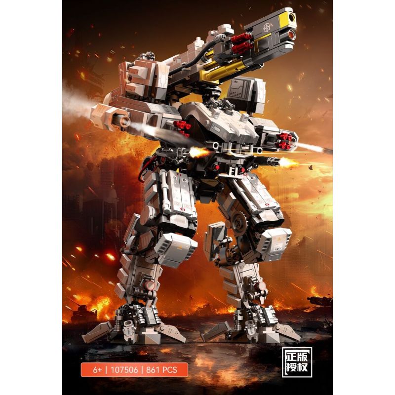 SEMBO 107506 TRÁI ĐẤT LANG THANG CÁI CHẾT TRẮNG bộ đồ chơi xếp lắp ráp ghép mô hình Movie & Game Phim Và Trò Chơi 861 khối