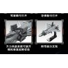 SEMBO 202267 MỘT QUỐC GIA HÙNG MẠNH MÁY BAY CHIẾN ĐẤU CẤT CÁNH VÀ HẠ THẲNG ĐỨNG bộ đồ chơi xếp lắp ráp ghép mô hình Military Army VERTICAL TAKEOFF AND LANDING AIRCRAFT Quân Sự Bộ Đội 625 khối