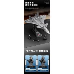 SEMBO 202267 MỘT QUỐC GIA HÙNG MẠNH MÁY BAY CHIẾN ĐẤU CẤT CÁNH VÀ HẠ THẲNG ĐỨNG bộ đồ chơi xếp lắp ráp ghép mô hình Military Army VERTICAL TAKEOFF AND LANDING AIRCRAFT Quân Sự Bộ Đội 625 khối