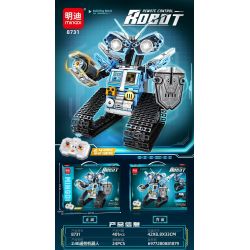 MINGDI LEIBAO 8731 ROBOT ĐIỀU KHIỂN TỪ XA 2.4G XIAOLAN bộ đồ chơi xếp lắp ráp ghép mô hình Technic Kỹ Thuật Công Nghệ Cao Mô Hình Phương Tiện 401 khối