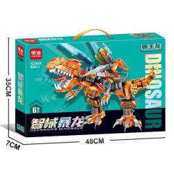 MINGDI LEIBAO K3069 3069 KHỦNG LONG BẠO CHÚA OMNIC REX bộ đồ chơi xếp lắp ráp ghép mô hình 683 khối