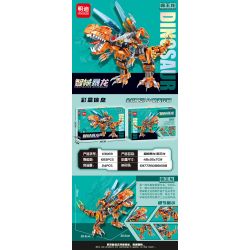 MINGDI LEIBAO K3069 3069 KHỦNG LONG BẠO CHÚA OMNIC REX bộ đồ chơi xếp lắp ráp ghép mô hình 683 khối