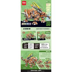 MINGDI LEIBAO K3070 3070 OMNIC TYRANNOSAURUS TRICERATOPS bộ đồ chơi xếp lắp ráp ghép mô hình 683 khối