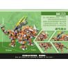 MINGDI LEIBAO K3070 3070 OMNIC TYRANNOSAURUS TRICERATOPS bộ đồ chơi xếp lắp ráp ghép mô hình 683 khối