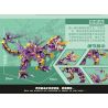 MINGDI LEIBAO K3071 3071 OMNIC TYRANNOSAURUS DEINONYCHUS bộ đồ chơi xếp lắp ráp ghép mô hình 687 khối