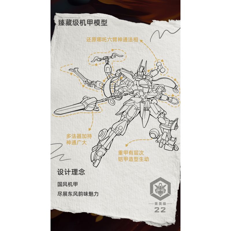 SLUBAN M38-B1299 B1299 1299 M38B1299 38-B1299 BẬC THẦY CƠ KHÍ DANH SÁCH CÁC VỊ THẦN NEZHA bộ đồ chơi xếp lắp ráp ghép mô hình 592 khối