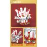 JAKI BK021 QUÁI VẬT THẦN THOẠI XU HƯỚNG QUỐC GIA CÁO CHÍN ĐUÔI FURUI bộ đồ chơi xếp lắp ráp ghép mô hình