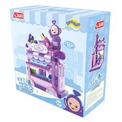 JAKI HK505 CẢNH PHỐ TRÁI CÂY CỦA TELETUBBIES CỬA HÀNG ĐỒ UỐNG NHO DINGDING bộ đồ chơi xếp lắp ráp ghép mô hình Movie & Game Phim Và Trò Chơi