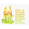 JAKI HK505 CẢNH PHỐ TRÁI CÂY CỦA TELETUBBIES CỬA HÀNG ĐỒ UỐNG NHO DINGDING bộ đồ chơi xếp lắp ráp ghép mô hình Movie & Game Phim Và Trò Chơi