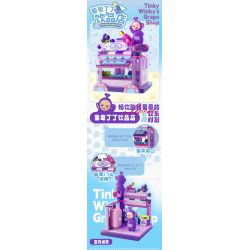 JAKI HK506 CẢNH PHỐ TRÁI CÂY CỦA TELETUBBIES CỬA HÀNG CARAMBOLA DIXI bộ đồ chơi xếp lắp ráp ghép mô hình Movie & Game Phim Và Trò Chơi