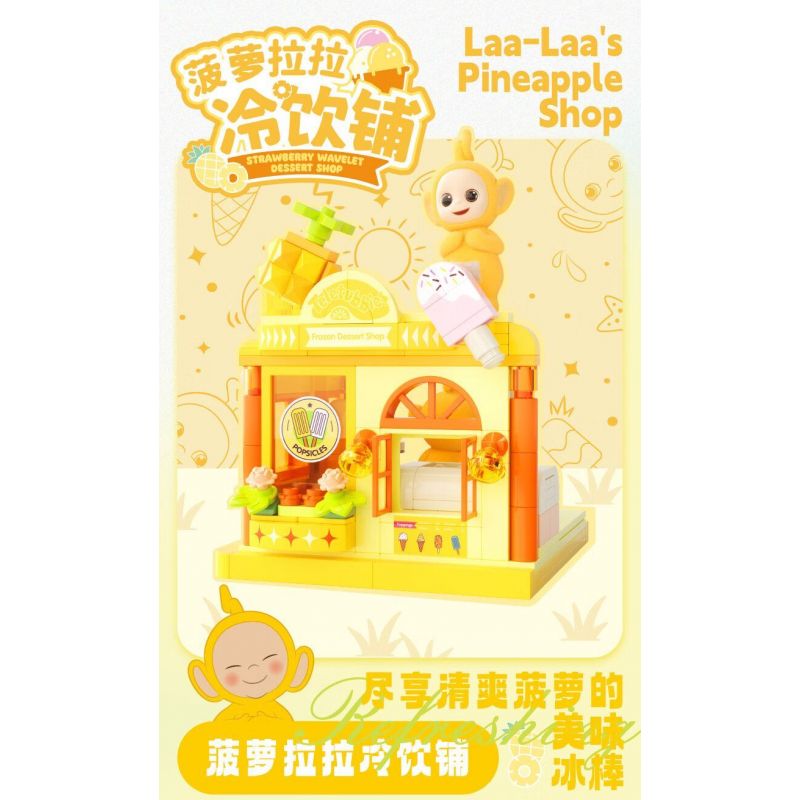 JAKI HK506 CẢNH PHỐ TRÁI CÂY CỦA TELETUBBIES CỬA HÀNG CARAMBOLA DIXI bộ đồ chơi xếp lắp ráp ghép mô hình Movie & Game Phim Và Trò Chơi