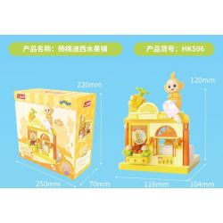 JAKI HK506 CẢNH PHỐ TRÁI CÂY CỦA TELETUBBIES CỬA HÀNG CARAMBOLA DIXI bộ đồ chơi xếp lắp ráp ghép mô hình Movie & Game Phim Và Trò Chơi