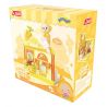 JAKI HK507 CẢNH PHỐ HOA QUẢ CỦA TELETUBBIES CỬA HÀNG ĐỒ UỐNG LẠNH LALA DỨA bộ đồ chơi xếp lắp ráp ghép mô hình Movie & Game Phim Và Trò Chơi