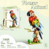 QILIVEV Q16003 16003 CÂU CHUYỆN HOA CON VẸT bộ đồ chơi xếp lắp ráp ghép mô hình Arts & Crafts FLOWER ANIMAL 1100 khối