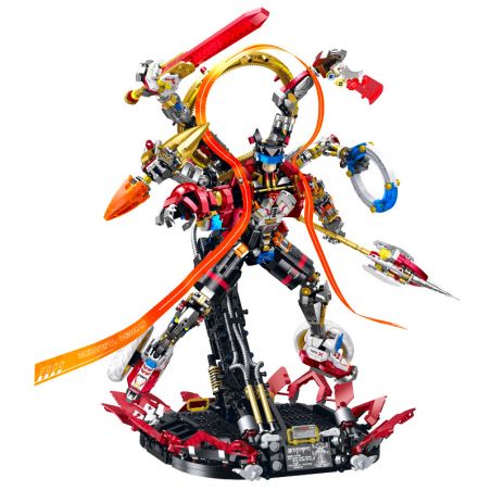 GULY 80504 MẠNG NEZHA bộ đồ chơi xếp lắp ráp ghép mô hình 2938 khối