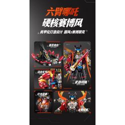 GULY 80504 MẠNG NEZHA bộ đồ chơi xếp lắp ráp ghép mô hình 2938 khối