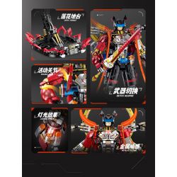 GULY 80504 MẠNG NEZHA bộ đồ chơi xếp lắp ráp ghép mô hình 2938 khối